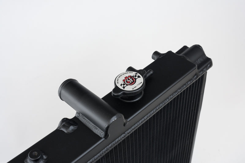 CSF 93-98 Toyota MK4 Supra Radiator - Black Finish 2882B 2882B Photo - Close Up