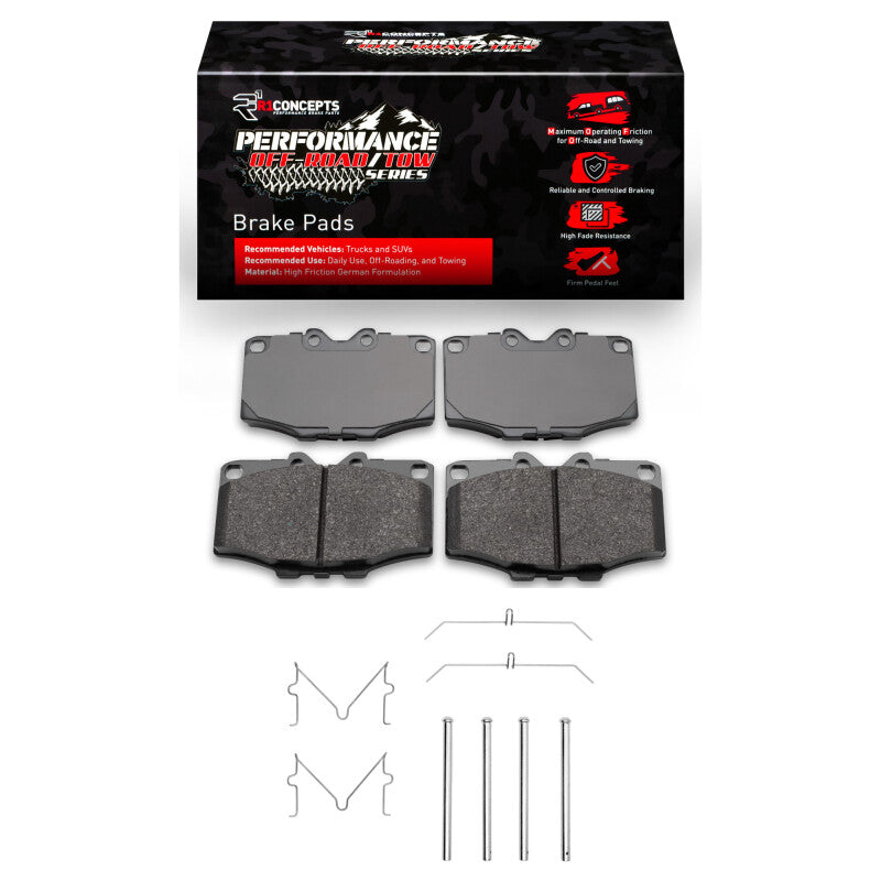 R1 Concepts RNC Off-Road/Tow Brake Pads Brakes, Rotors & Pads Brake Pads - Performance main image