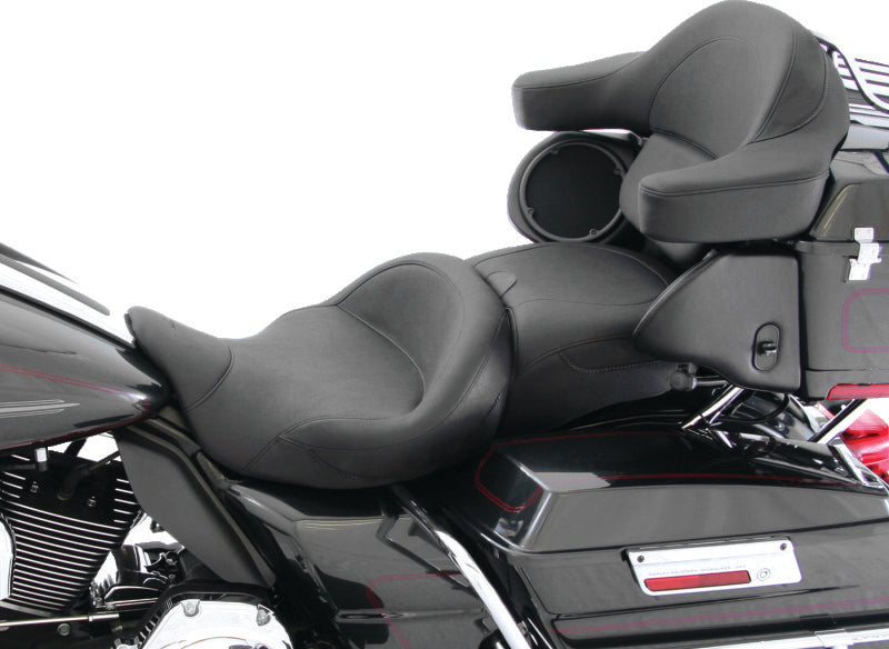 Mustang Motorcycle Mustang 08-21 Harley Electra Glide, Rd Glide, Rd King, Str Glide Super Touring 1PC Seat - Black 79538 79538 Photo - Primary
