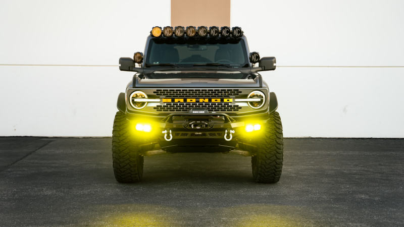 DV8 Offroad 21-23 Ford Bronco Spec Series Front Bumper FBBR-05 FBBR-05 Photo - Unmounted