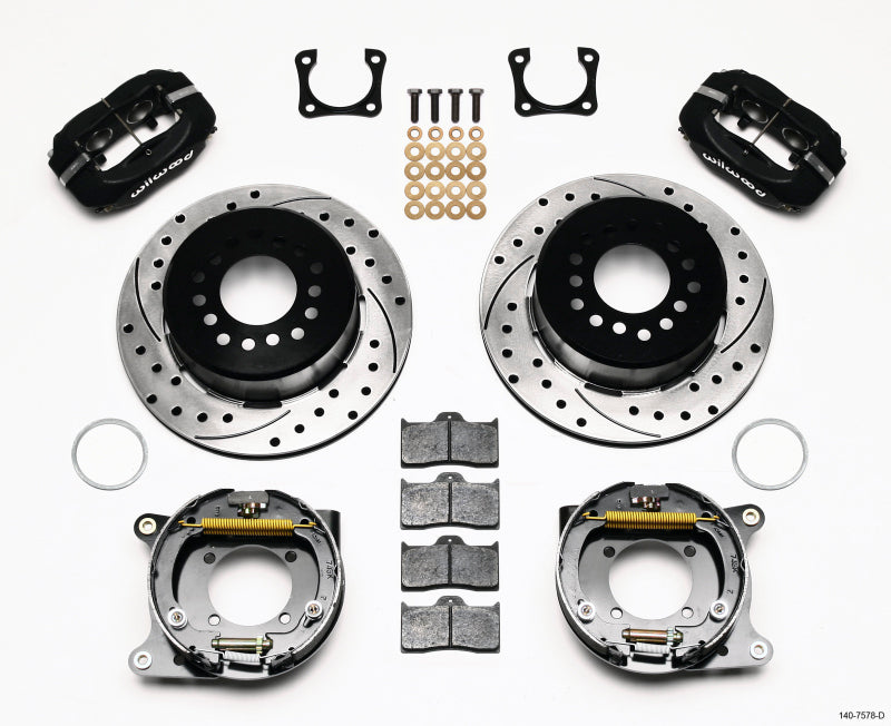 Wilwood FDL P/S Park Brake Kit, Drilled, Chevy 12 Bolt-Spec 3.15" Brng 140-7578-D Photo - Primary