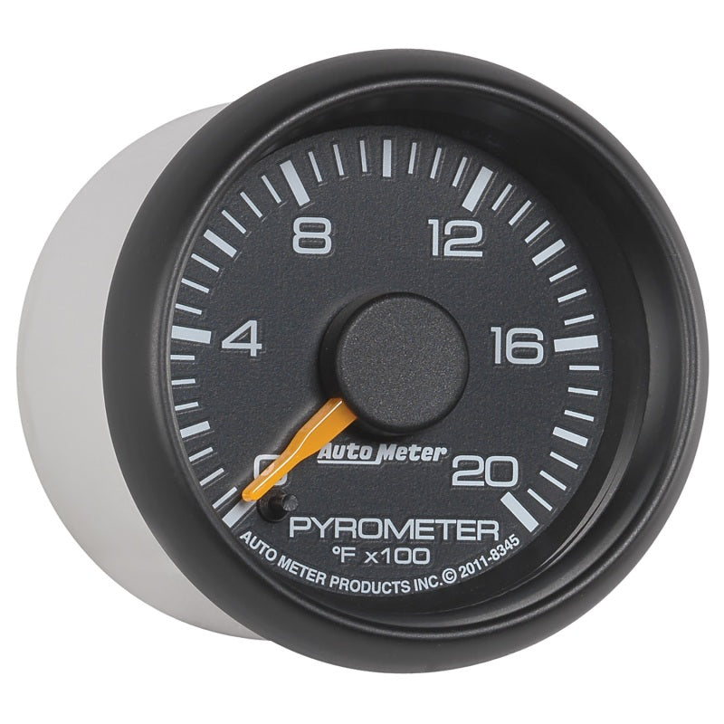 Autometer Gauge, Pyrometer (EGT), 2 1/16", 2000 Deg. F, Stepper Motor, GM Factor 8345 User 5