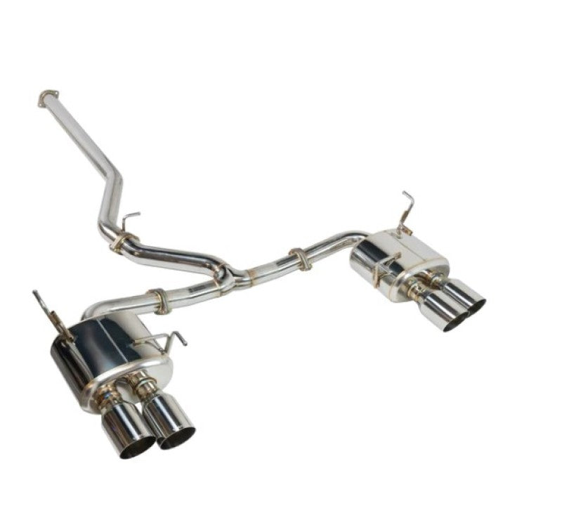 Remark 08-14 Subaru WRX STi GR Hatch Cat-Back Exhaust w/ SS Quad Tips (Non-Resonated) RK-C4076S-02N RK-C4076S-02N User 1
