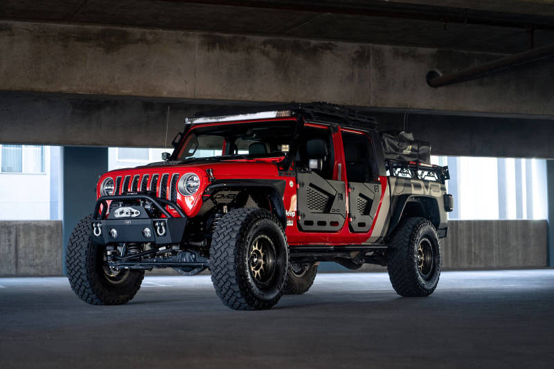 DV8 Offroad 18-22 Jeep Wrangler JL/JT Spec Series Half Doors - Front Set HDJL-02F HDJL-02F Photo - Unmounted