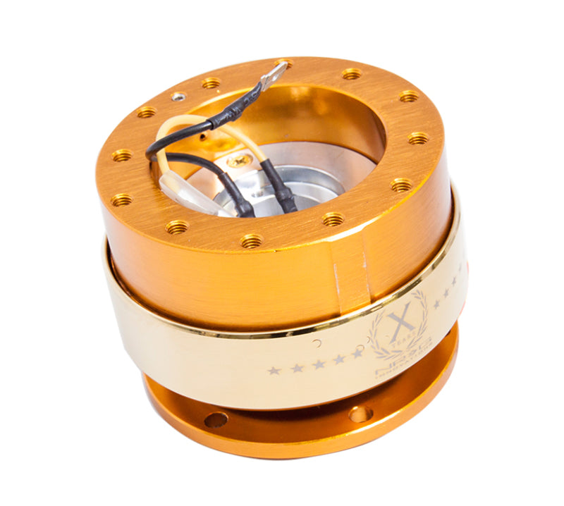 NRG Quick Release Kit Gen 2.0 Rose Gold Body/ Ti Chrome Ring SRK-200RG Photo - Primary