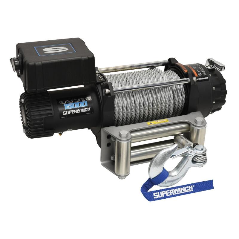 Superwinch 15000lb Winch 7/16in x 82ft Wire Roller Fairlea SUP1515000 1515000 Photo - out of package