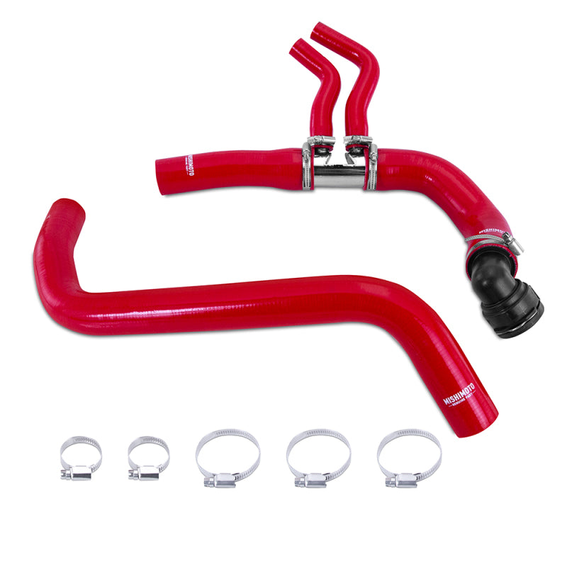 Mishimoto 11-14 Ford F-150 3.5L EcoBoost / 2.7L V6 Silicone Coolant Hose Kit - Red MMHOSE-F35T-11RD MMHOSE-F35T-11RD Photo - Primary