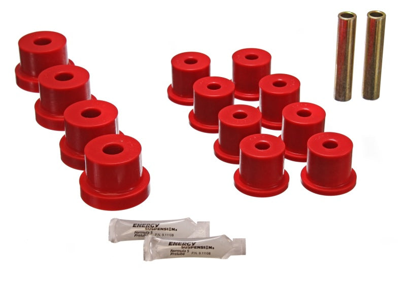 Energy Suspension Leaf Spring Bushing Set Red Chevrolet Camaro All 1967-1969 3.2101R Photo - Primary