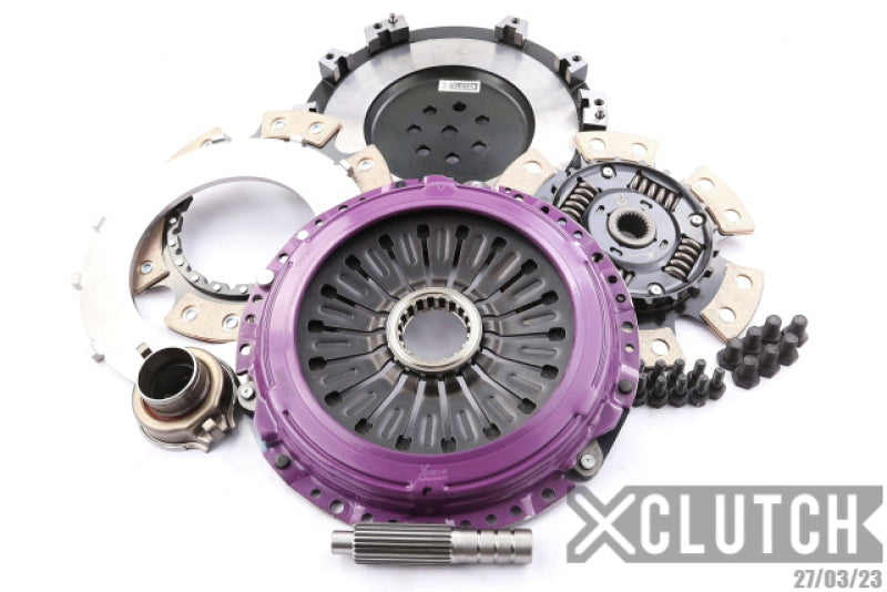 XCLUTCH 1997 Mitsubishi Lancer EVO IV 2.0L 9in Twin Sprung Ceramic Clutch Kit XKMI23522-2B XKMI23522-2B Photo - Primary