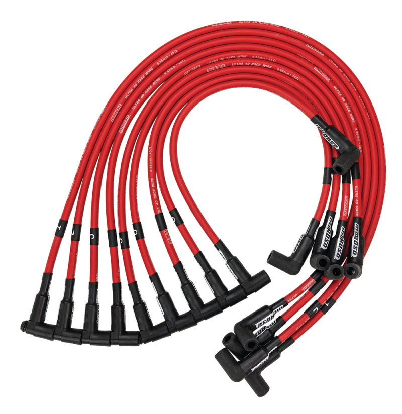 Moroso Wire Set, Ultra 40 Perf SBC, Red 73699 User 1