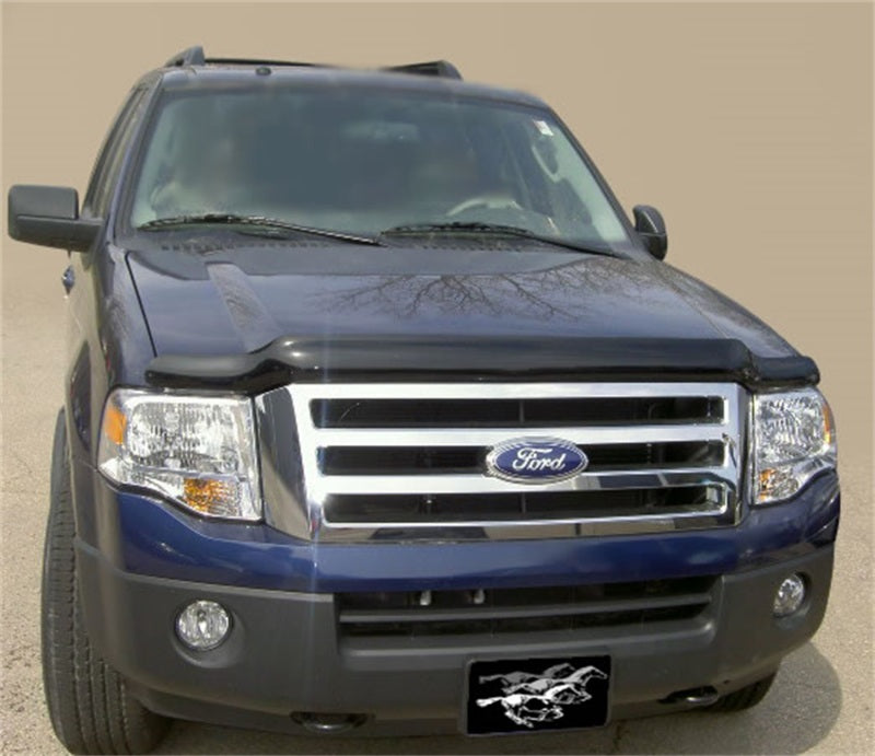 Stampede Vigilante Premium Hood Protector, Smoke, for 2007-2017 Ford Expedition 2138-2 Photo - Mounted
