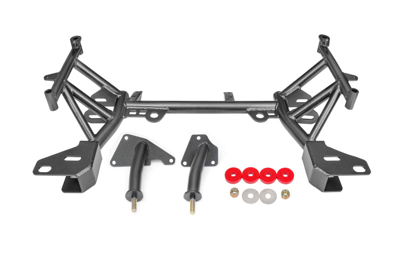 BMR Suspension BMR 93-02 4th Gen F-Body K-Member LT1 Motor Mounts Pinto Rack Mounts Black Hammertone KM346H KM346H Photo - Primary