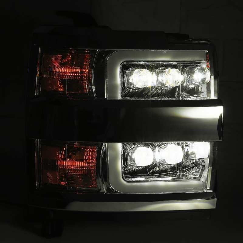 AlphaRex 15-18 Chevy 2500HD NOVA LED Proj Headlights Plank Style Black w/Activ Light/Seq Signal/DRL 880227 880227 User 2