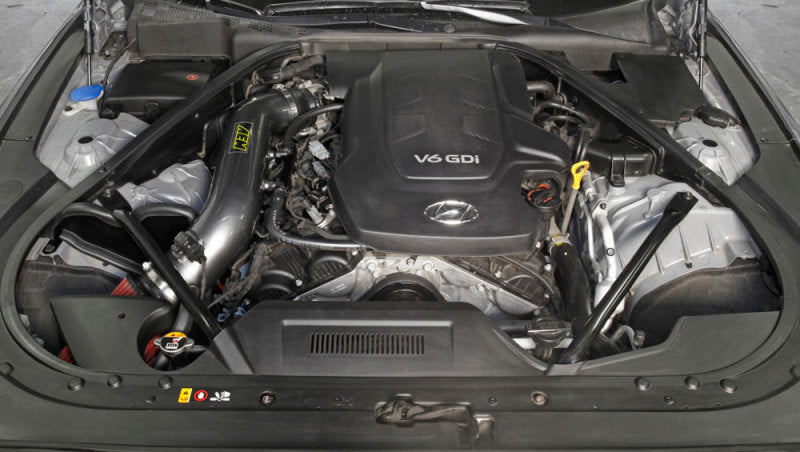 AEM Induction AEM 2015 Hyundai Genesis 3.8L-V6 F/I Silver Cold Air Intake 21-796C 21-796C Photo - Mounted