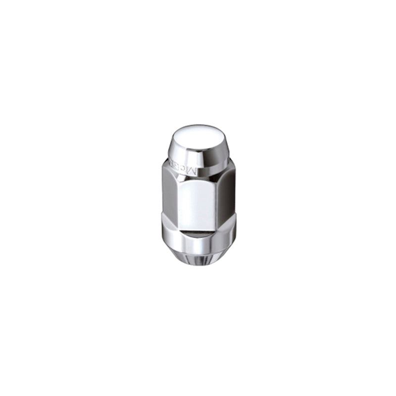 McGard Hex Lug Nut (Cone Seat Bulge Style) M14X1.5 / 22mm Hex / 1.635in. Length (4-Pack) - Chrome 64073 64073 Photo - Primary