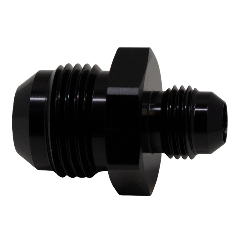 DeatschWerks 10AN Male Flare to 6AN Male Flare Reducer Straight - Anodized Matte Black 6-02-0205-B 6-02-0205-B Photo - Primary