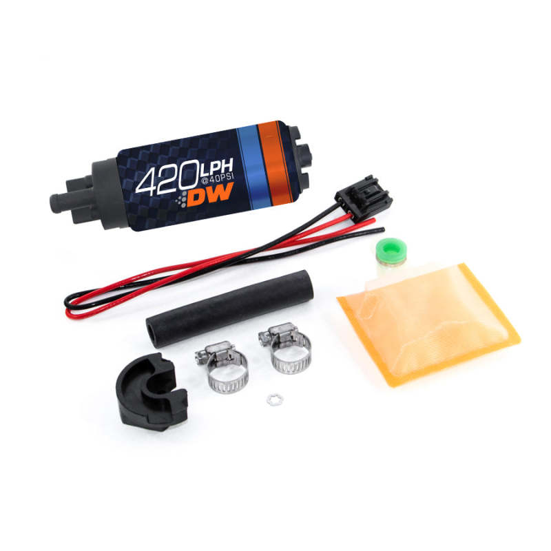 DeatschWerks DW420 Series 420lph In-Tank Fuel Pump w/ Install Kit For 89-94 240SX 9-421-0766 9-421-0766 Photo - Primary