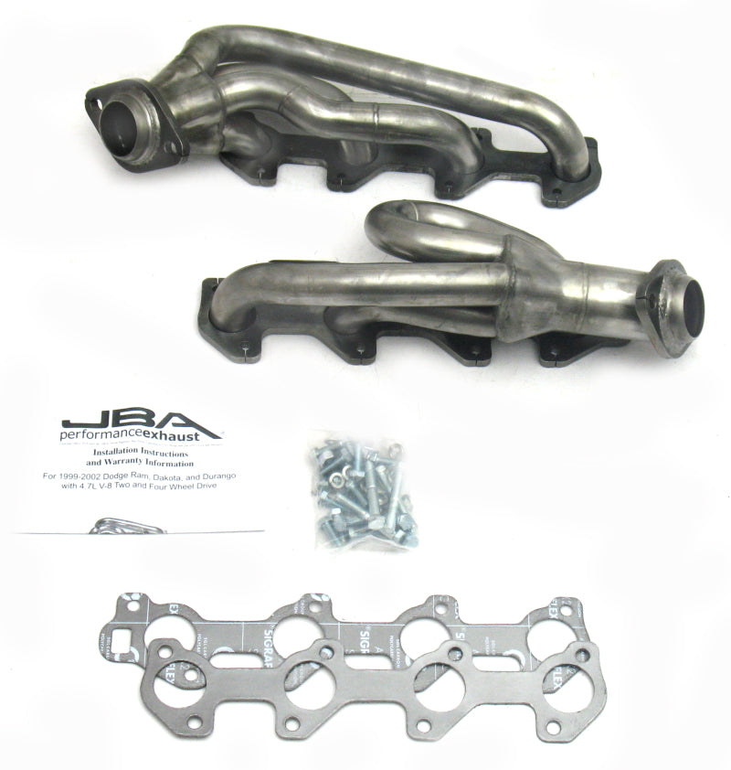 JBA 02-03 Dodge RAM 4.7L PowerTech 1-1/2in Primary Raw 409SS Cat4Ward Header 1949S-1 1949S-1 Photo - Primary