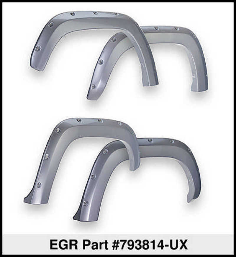 EGR 11-15 Ford Super Duty Bolt-On Look Color Match Fender Flares - Set - Ingot Silver 793814-UX 793814-UX Thumbnail