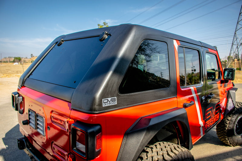 DV8 Offroad 2018+ Jeep Wrangler JL Unlimited Fastback Hard Top HTJLFB-B HTJLFB-B Photo - Mounted
