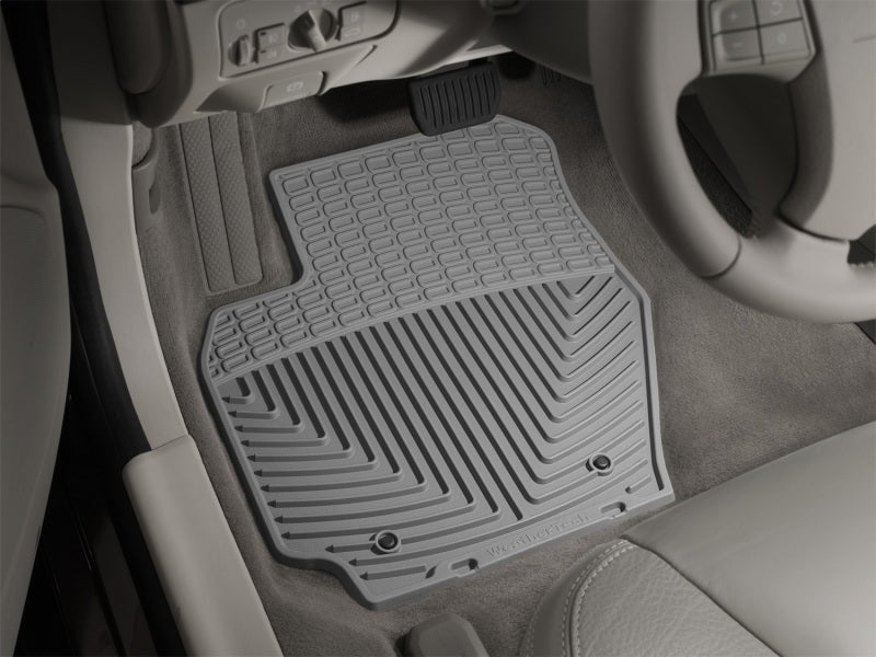 WeatherTech 07+ Volvo S80 Front Rubber Mats - Grey W169GR W169GR Photo - Mounted
