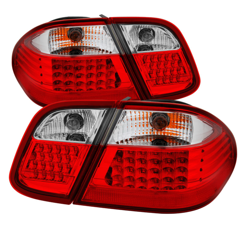 SPYDER Xtune Mercdes Benz W208 Clk 98-02 LED Tail Lights Red Clear ALT-JH-MBW20898-LED-RC 9033209 9033209 Photo - Primary