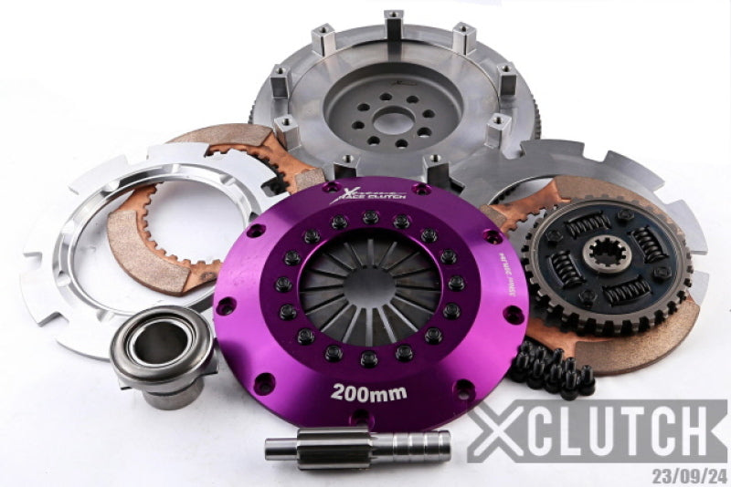 XCLUTCH 88-91 BMW M3 Base 2.3L 8in Twin Sprung Ceramic Clutch Kit XKBM20531-2B XKBM20531-2B Photo - Primary