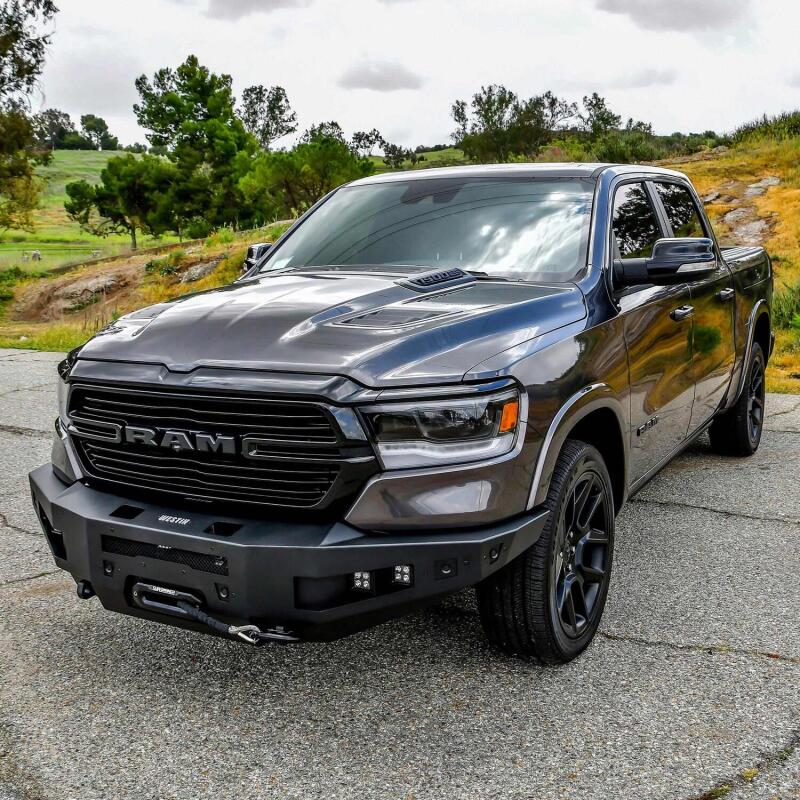 Westin 19-24 Dodge Ram 1500(Excl Classic) Pro-Series Front Bumper - Textured Black 58-411075 58-411075 Photo - Mounted