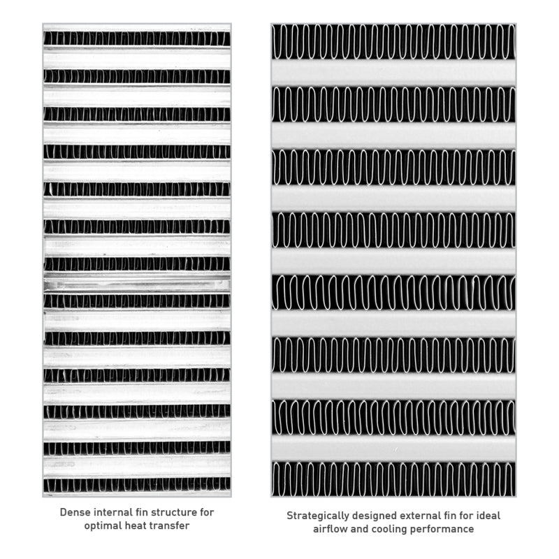 Mishimoto Universal Carbon Fiber Intercooler - Gloss Tanks - 450mm Black Core - C-Flow - P V-Band MMINT-UCF-G4B-C-P MMINT-UCF-G4B-C-P User 1