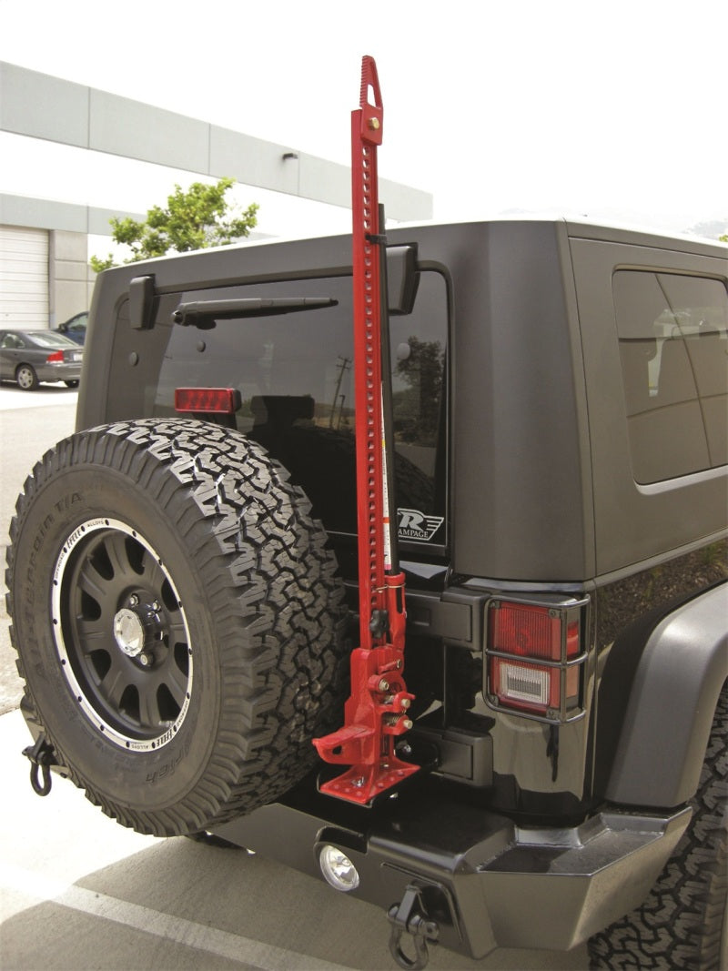 Rampage Hi-Lift Jack Mount for 2007-2018 Jeep Wrangler JK and JK Unlimited, 86612 Photo - Primary