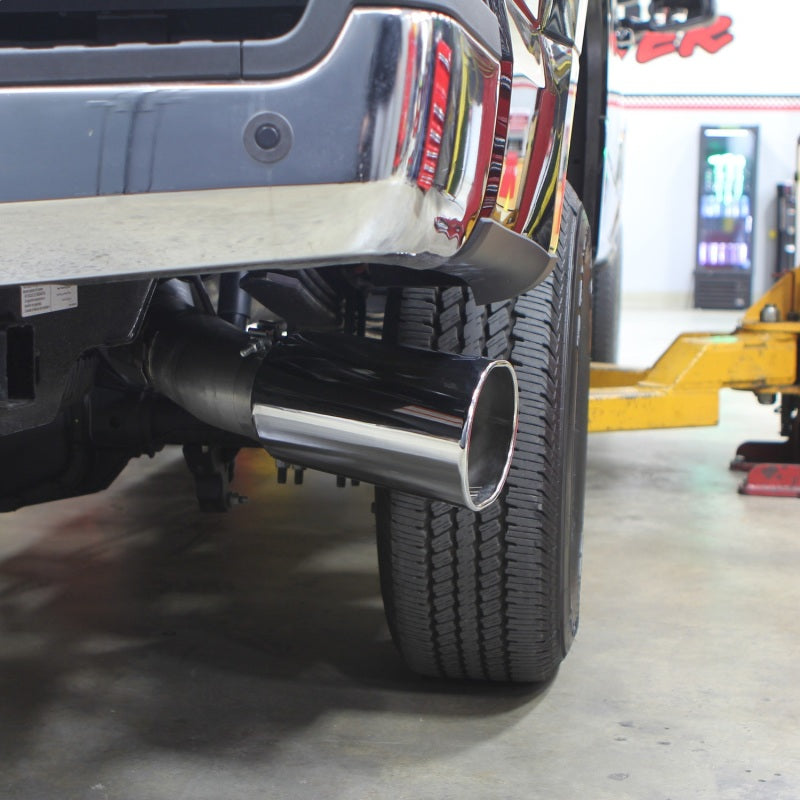 Banks Power 2017 Ford 6.7L 5in Monster Exhaust System - Single Exhaust w/ Chrome Tip 49795 49795 Photo - Mounted