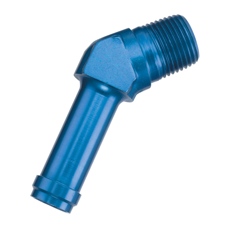 Russell -6 AN 45° Pipe To Tube (Blue Finish) 663060 Photo - Primary