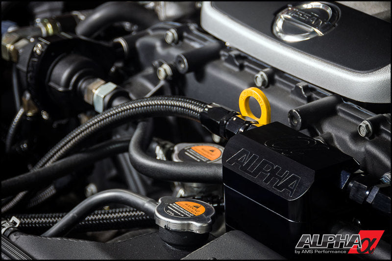 AMS Performance 2009+ Nissan GT-R R35 Alpha Air Oil Separator ALP.07.04.0023-1 ALP.07.04.0023-1 Photo - Primary