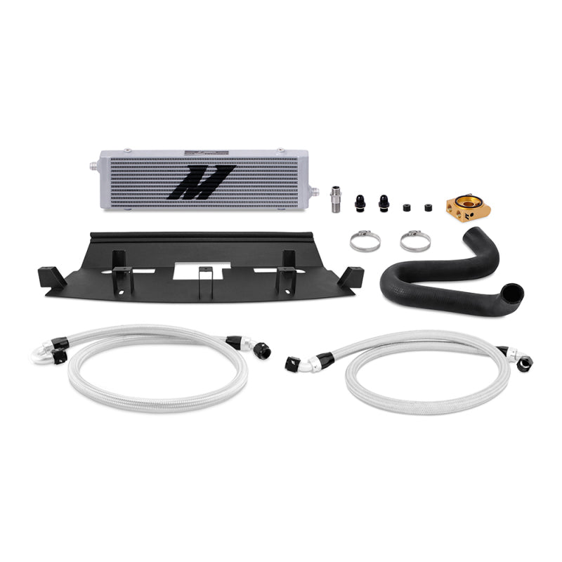 Mishimoto 2018+ Ford Mustang GT Thermostatic Oil Cooler Kit - Silver MMOC-MUS8-18T MMOC-MUS8-18T Photo - Primary