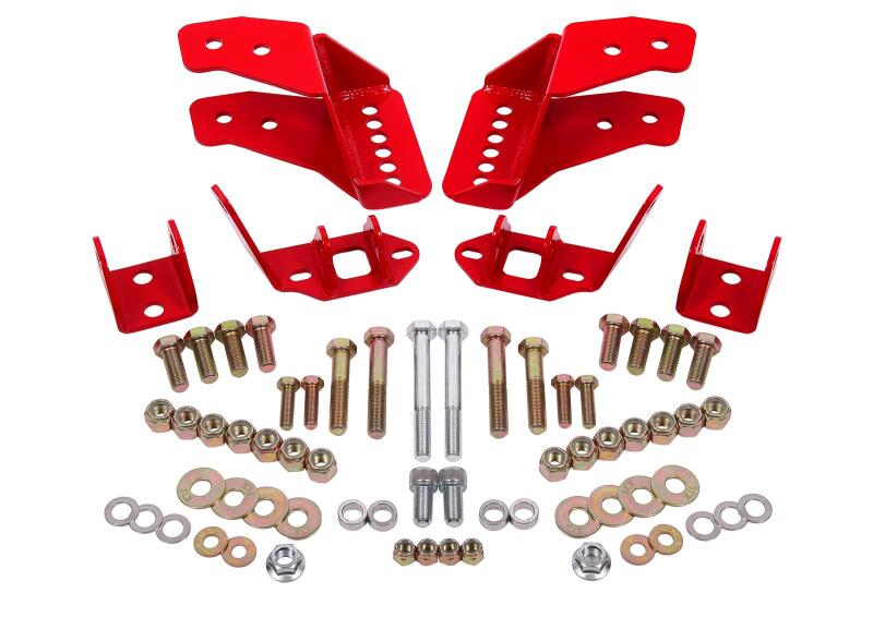 BMR Suspension BMR 78-87 G-Body Coilover Conversion Kit Rear Adjustable Shock Mount Without CAB - Red CCK462R CCK462R User 1
