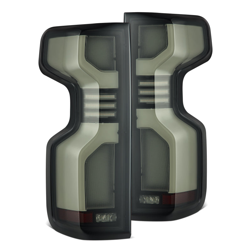 AlphaRex 19-24 Chevy Silverado 1500 / 20-24 2500HD/3500HD LUXX-Series LED Tail Lights Black 620088 620088 Photo - Primary