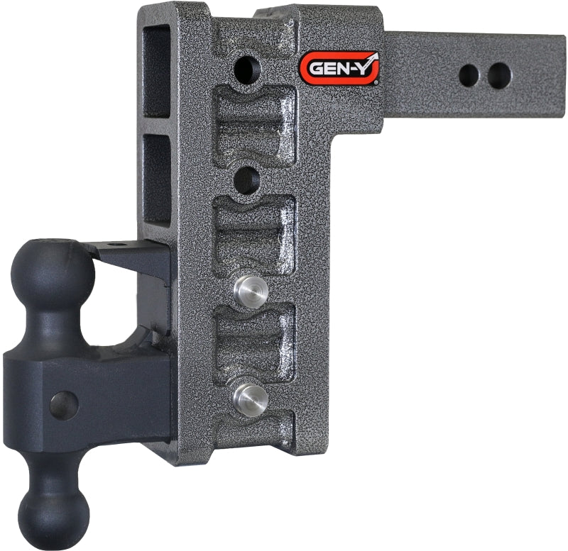 GEN-Y Hitch Gen-Y Mega Duty 2.5in Shank 9in Drop 3500lb TW 32K Hitch w/GH-0161 Dual-Ball/Pintle Lock GH-1624 GH-1624 Photo - Primary