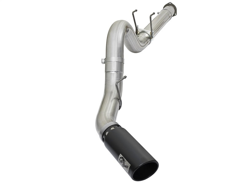 aFe ATLAS 5in DPF-Back Aluminized Steel Exhaust System w/Black Tip - Ford 49-03090-B Photo - Primary