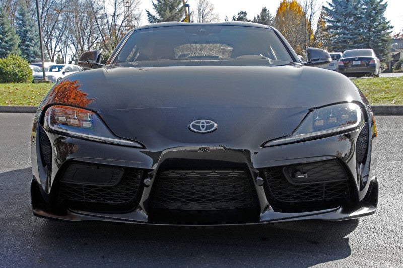 Perrin 2020 Toyota Supra Tow Hook Kit (Front) - Black PTP-BDY-230BK PTP-BDY-230BK Photo - Primary