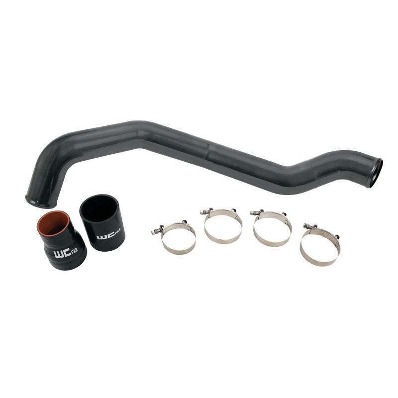 Wehrli 04.5-10 Chevrolet 6.6L LLY/LBZ/LMM Duramax Driver Side 3in Intercooler Pipe - Bengal Silver WCF100352-BS WCF100352-BS User 1