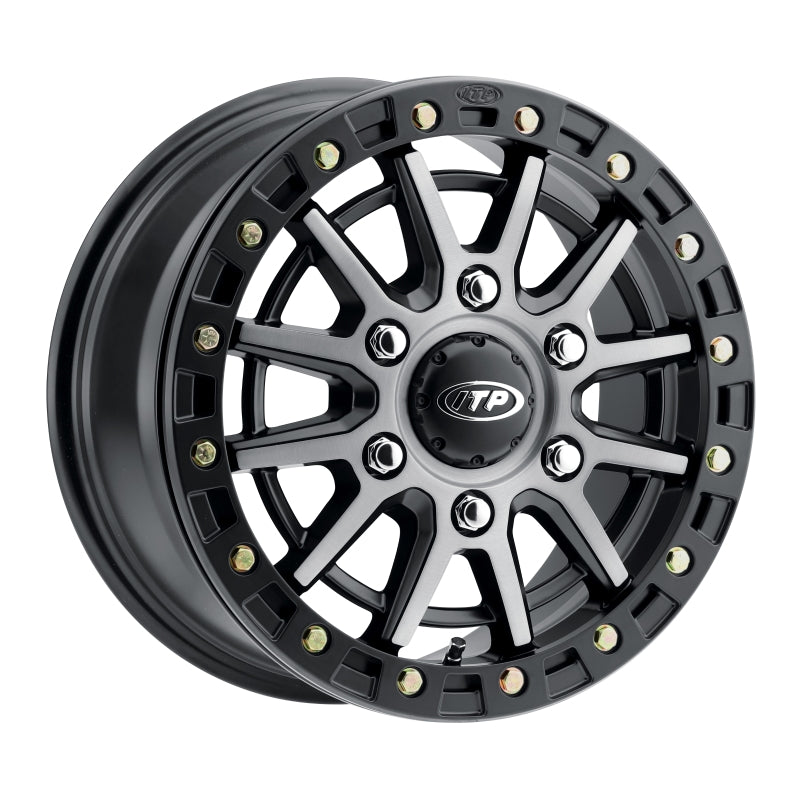 ITP SD10 Beadlock 15x7 / 5x4.5 BP / 6+1 Offset Grey w/ Black Ring Wheel 1522850708B 1522850708B User 1