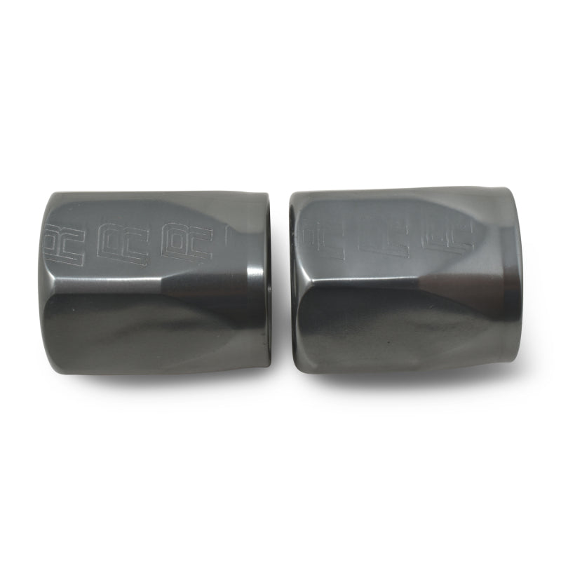 Russell Hose End Socket -10 AN Polished & Gray Anodized (2 Pack) 615541 615541 Photo - Primary
