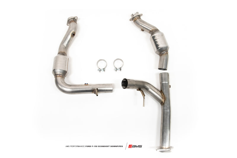 AMS Performance 2015+ Ford F-150 3.5L Ecoboost (Excl Raptor) Federal EPA Compliant Catted Downpipe AMS.32.05.0001-1 AMS.32.05.0001-1 Photo - Primary