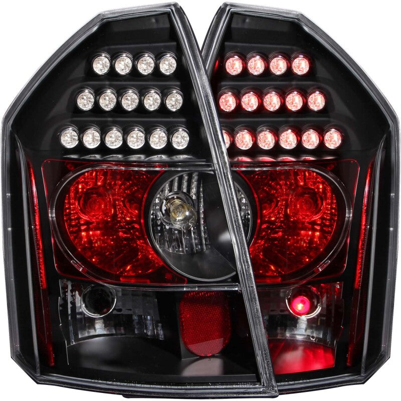 Anzo 2005-2007 Chrysler 300C LED Tail lights Black 321011 Photo - Primary
