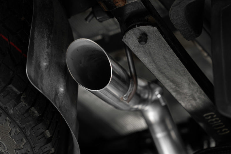 MBRP 2023 Chevy Colorado/GMC Canyon Stainless Steel 3in Cat-Back, Single High Clearance Rear Exit S5017304 S5017304 Photo - Close Up