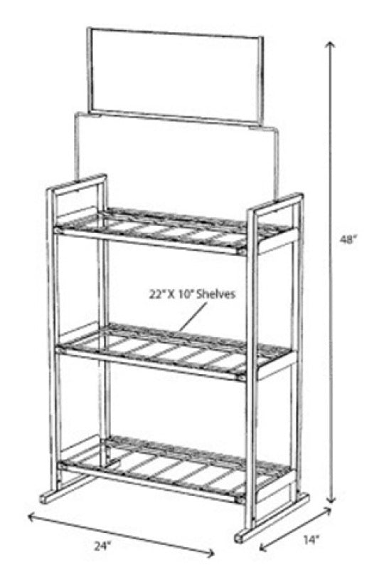 Odyssey Battery 6 Battery Display Rack (2 Wide x 3 High) ODY6RETAILER ODY6RETAILER User 1