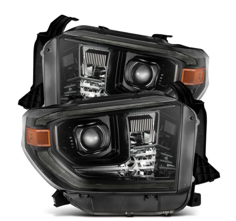 AlphaRex 14-21 Toyota Tundra PRO-Series Projector Headlights Black w/Seq. Sig. + DRL 880839 880839 Photo - Primary