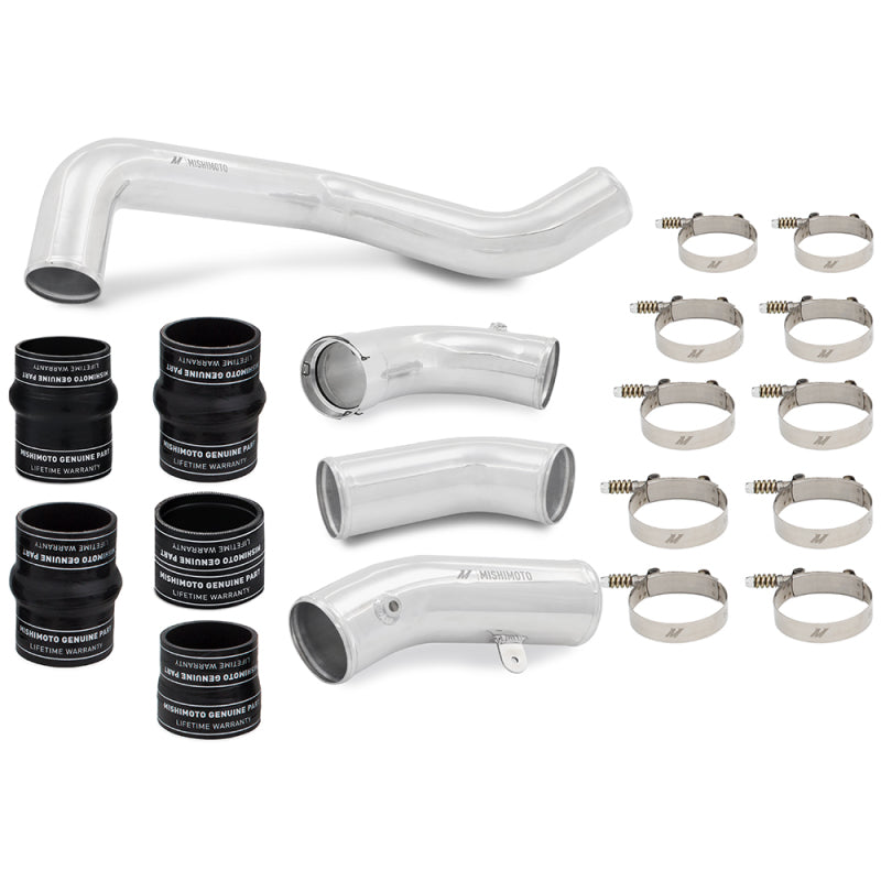 Mishimoto 17-19 GM L5P Duramax Intercooler Kit - Silver w/ Polished Pipes MMINT-DMAX-17KSLP MMINT-DMAX-17KSLP User 5