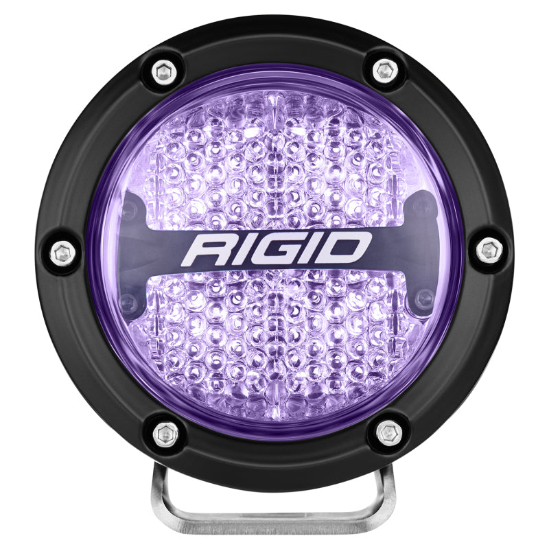 Rigid Industries 360-Series 4in LED Off-Road Diffused Beam - RGBW Backlight (Pair) 36400 36400 User 1