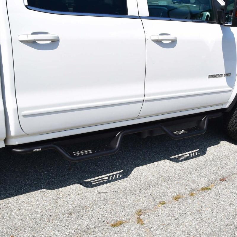 Westin 04-13 Chevrolet Silverado Outlaw Drop Nerf Step Bar - Textured Black 20-11955 20-11955 Photo - Mounted